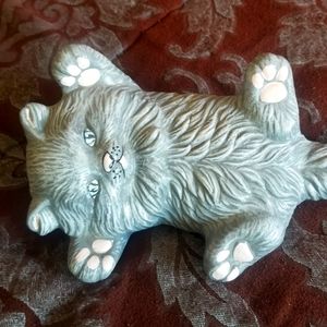 Vintage 1980 scioto ceramic Persian kitty
